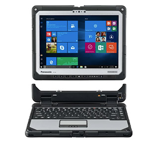 TOUGHBOOK 33 is a fully rugged 2-in-1 PC with a 3:2 screen